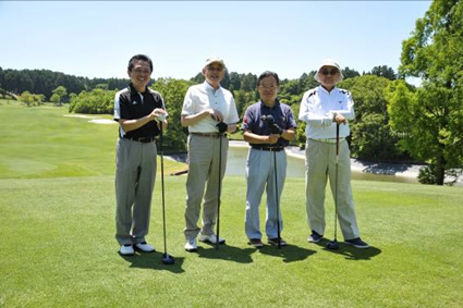 第一回 伏見博明殿下杯チャリティゴルフ大会、イン5組