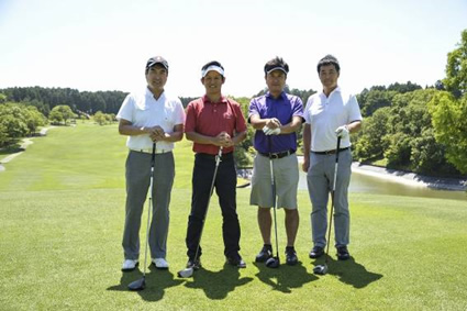 第一回 伏見博明殿下杯チャリティゴルフ大会、イン9組