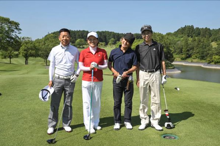 第一回 伏見博明殿下杯チャリティゴルフ大会、アウト1組