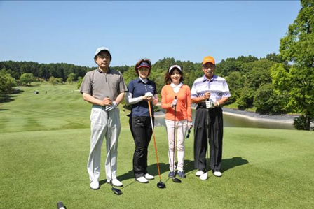 第一回 伏見博明殿下杯チャリティゴルフ大会、アウト3組