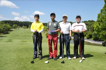 第一回 伏見博明殿下杯チャリティゴルフ大会、アウト7組