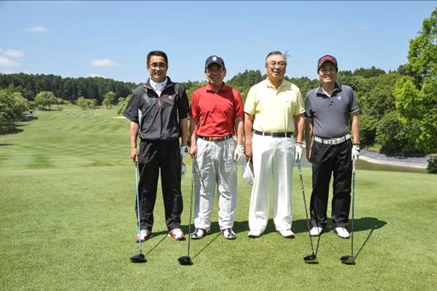 第一回 伏見博明殿下杯チャリティゴルフ大会、アウト9組